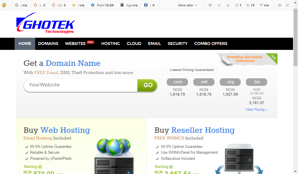 get domain name