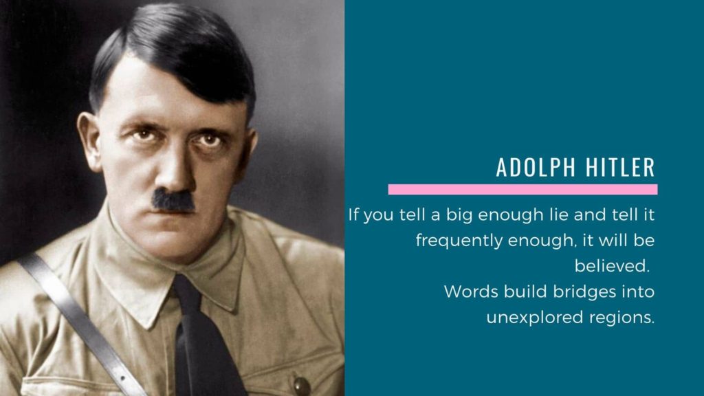 Adolph Hitler quote