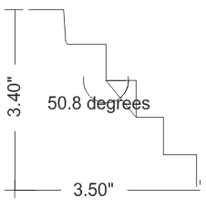 dimensions line drawing