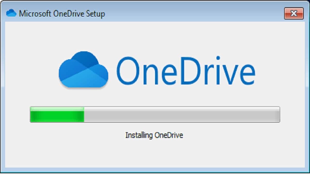 Onedrive cloud storage - desktop progress