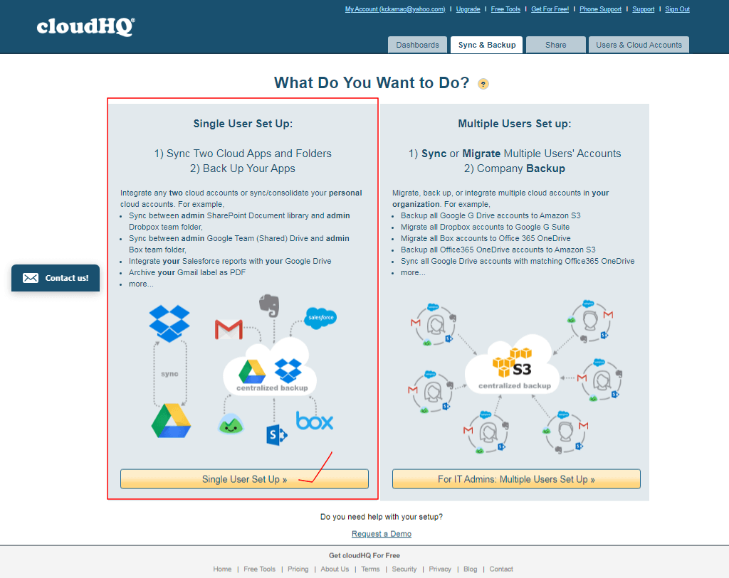 cloudHQ - sync