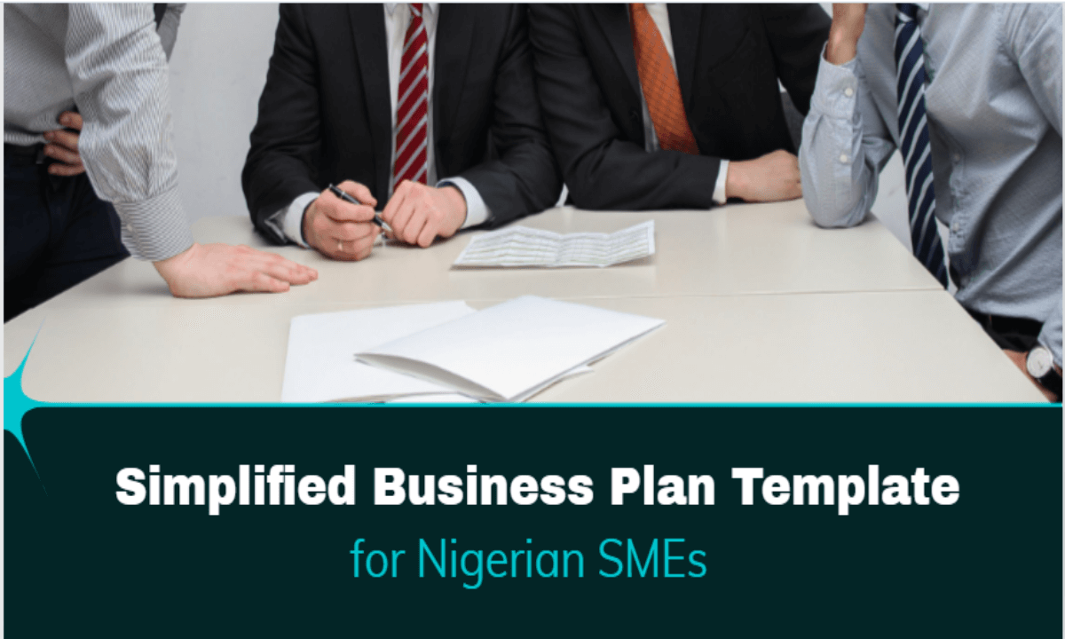 Simplified Business Plan Template for Nigerian SMEs