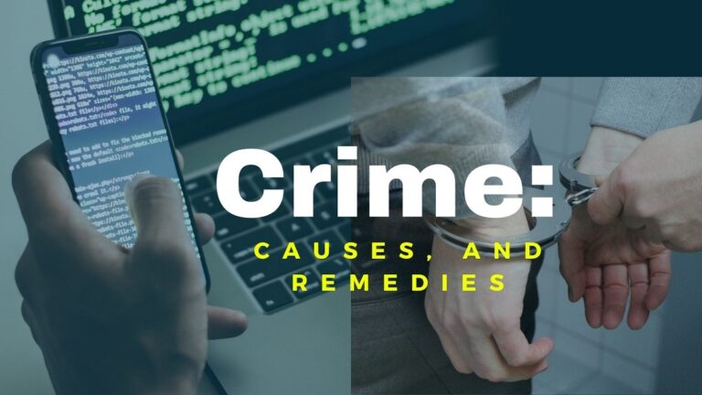 what is crime: causes of crime and remedies in nigeria