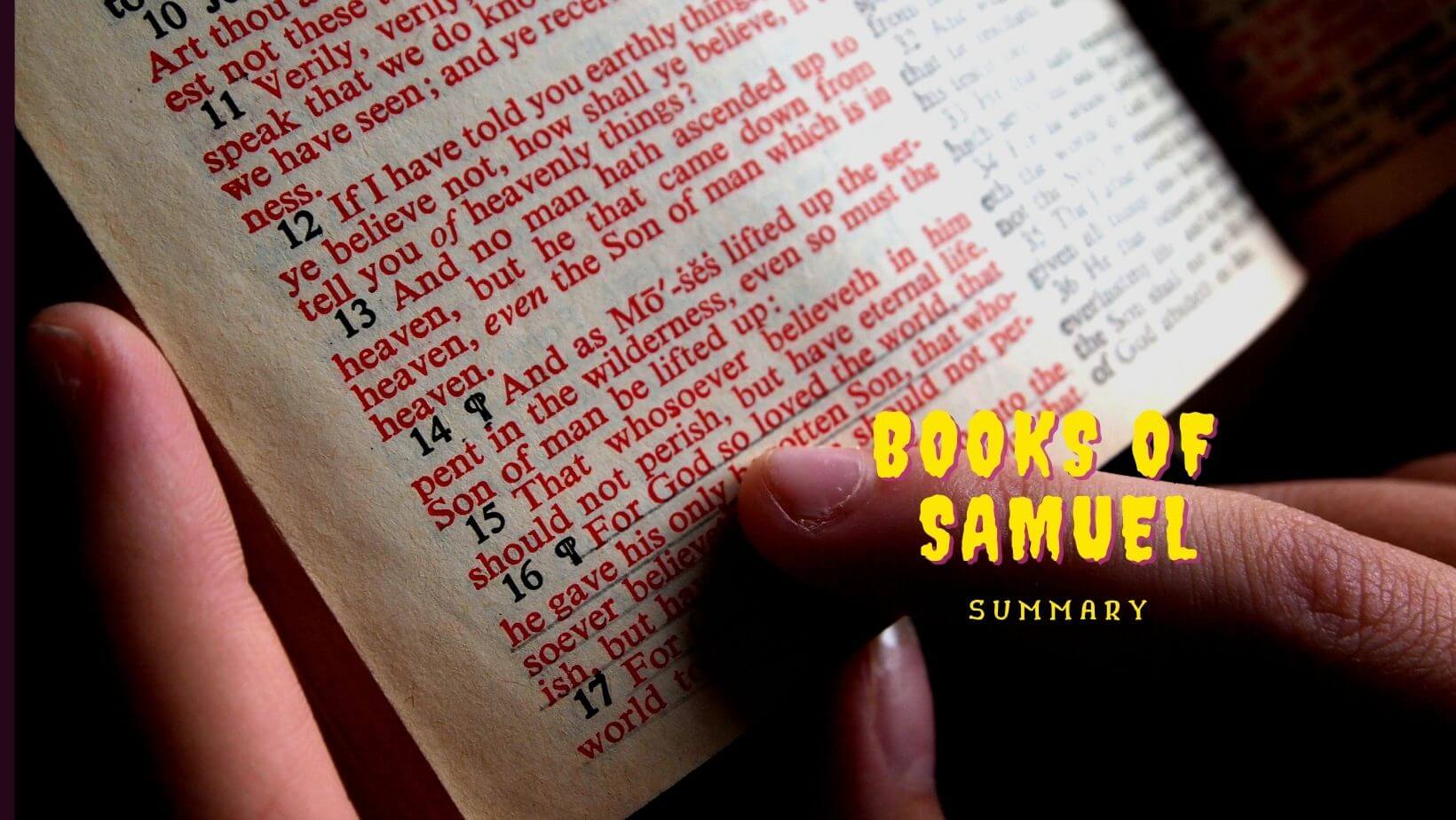1st and 2nd Books of Samuel summary