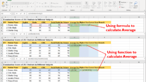 how to use excel formulas and functions