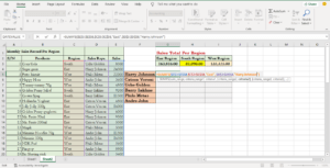 sumifs in excel example