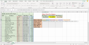 sumifs in excel example