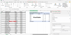 pivot table in excel 2013