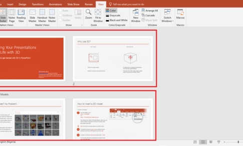 How to Organize a PowerPoint Presentation into Sections and Table of Contents