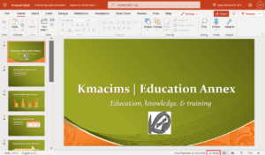 create a PowerPoint presentation sample report