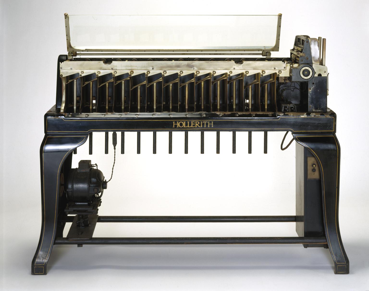 Hollerith 45 column horizontal electrical sorting machine, 1920-1930 (data processing equipment)