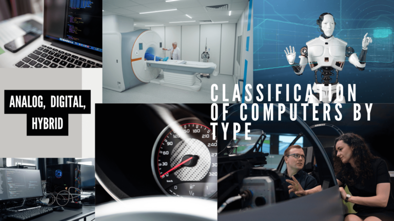 classification of computer by type: analog, digital and hybrid