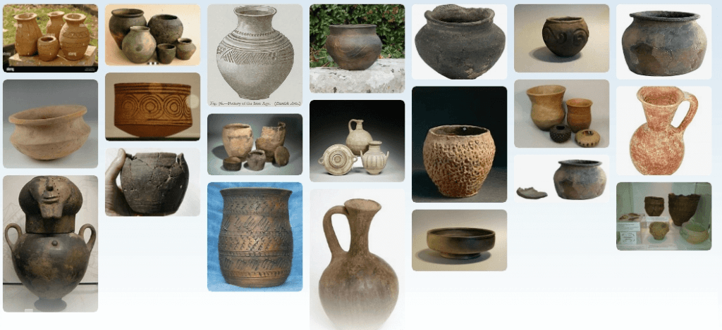 - pottery