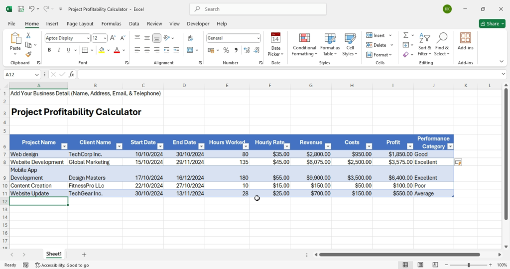 nested if statement in excel