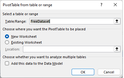 ExcelForFreelancers - creating pivot tables