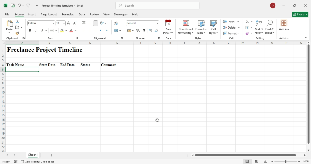 Essential Excel functions to manage projects - part 1